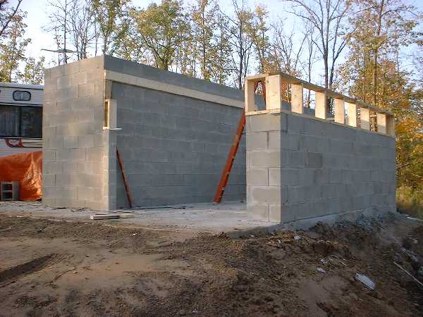 septic garage framing